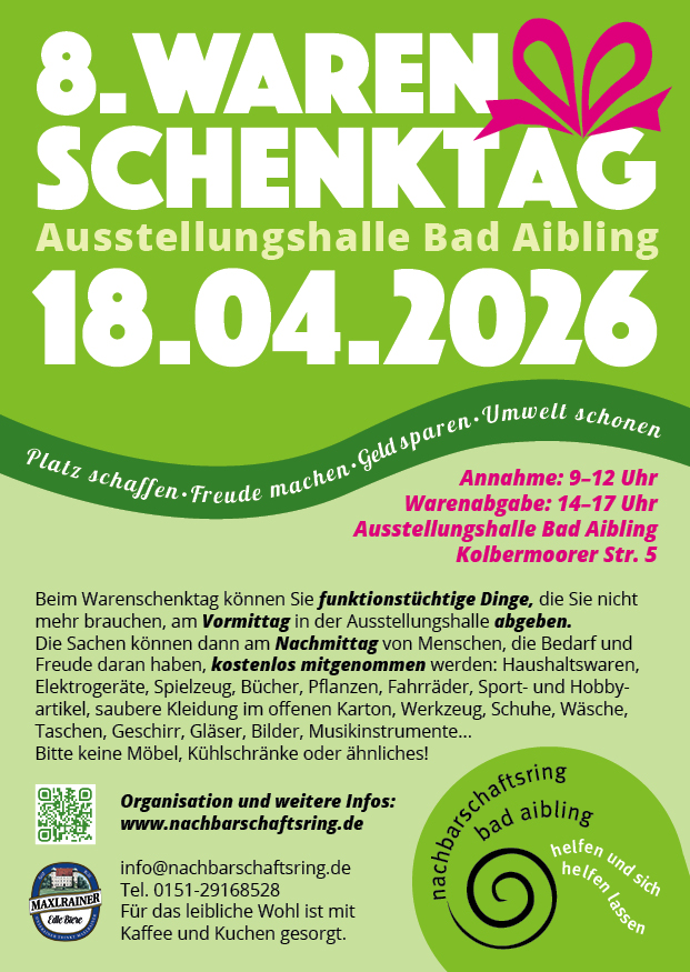 Warenschenktag Bad Aibling 2026